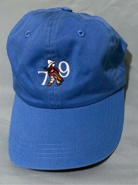 Pinehurst Members Only 1 Year Anniversary Blue Cotton Strap Back Hat